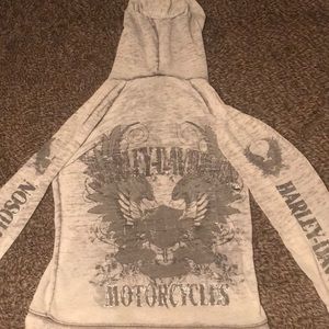 Women’s Harley Davidson zip-up hoodie